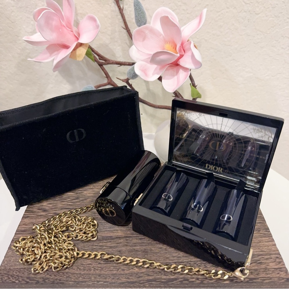 Dior Rouge Dior Minaudière Limited Edition Clutch & Lipstick Holder Gift Set New - Picture 6 of 7